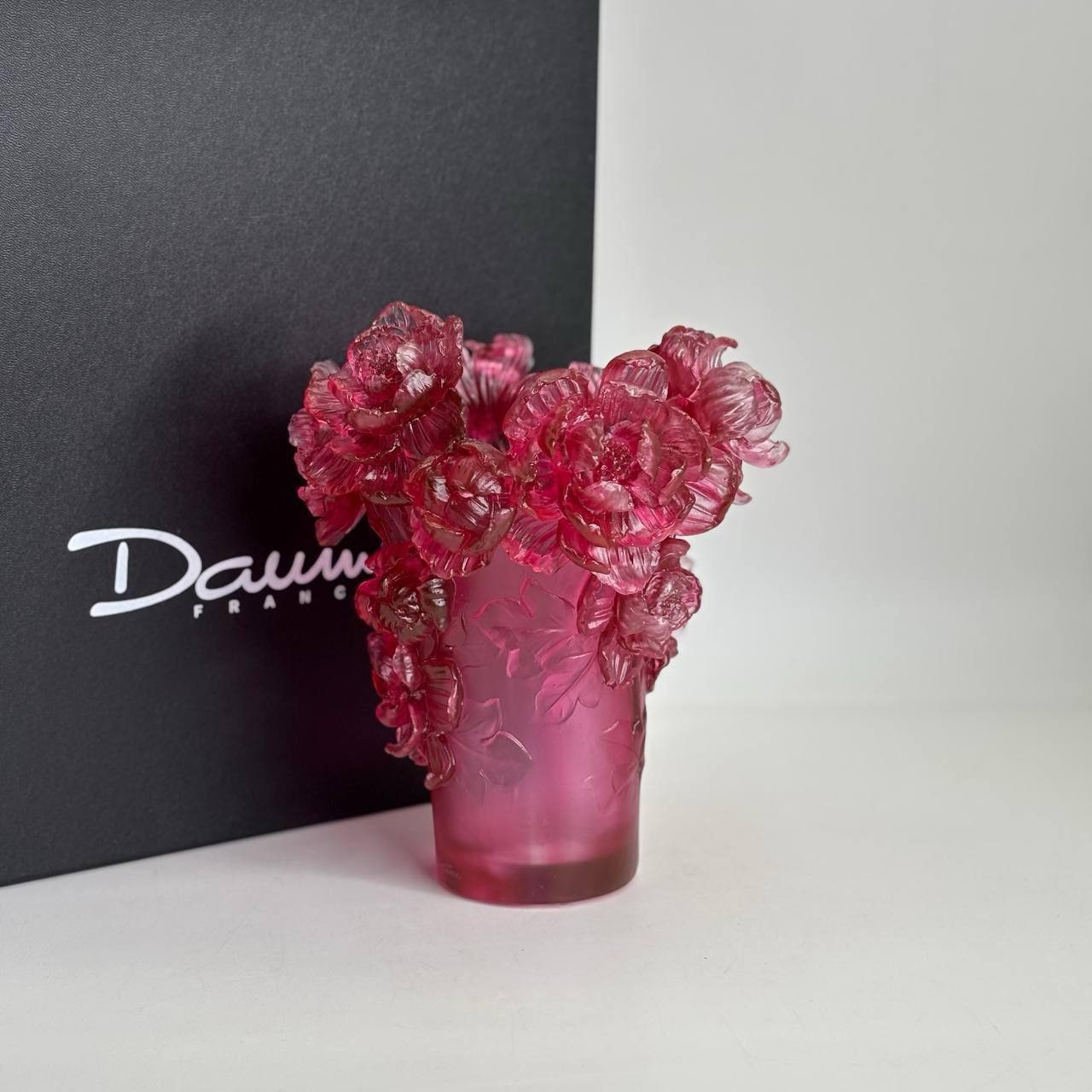 ГК-69 Люкс.Китай,Ваза 22 см Пионы бордо