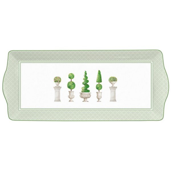 Ил-135694 Блюдо сервировочное фарфоровое 35х15 см TOPIARY 1109 TOPY