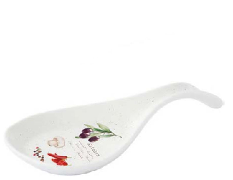 Ил-137629 Ложка подставка фарфоровая в цветной коробке 26*12см "HOME & KITCHEN" 2214 HOMK