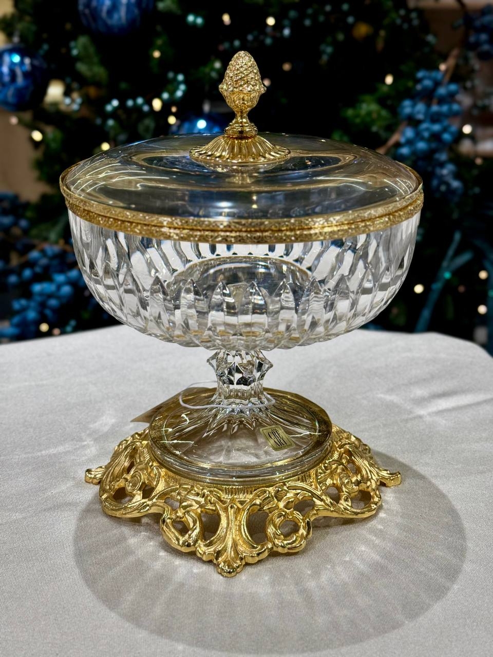 CR-33 Италия.Вазочка на ножке Хрусталь GS11707