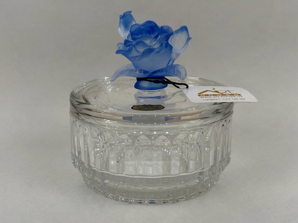 MF3620/127G Франция. Банка с крышкой Хрусталь 15 CM