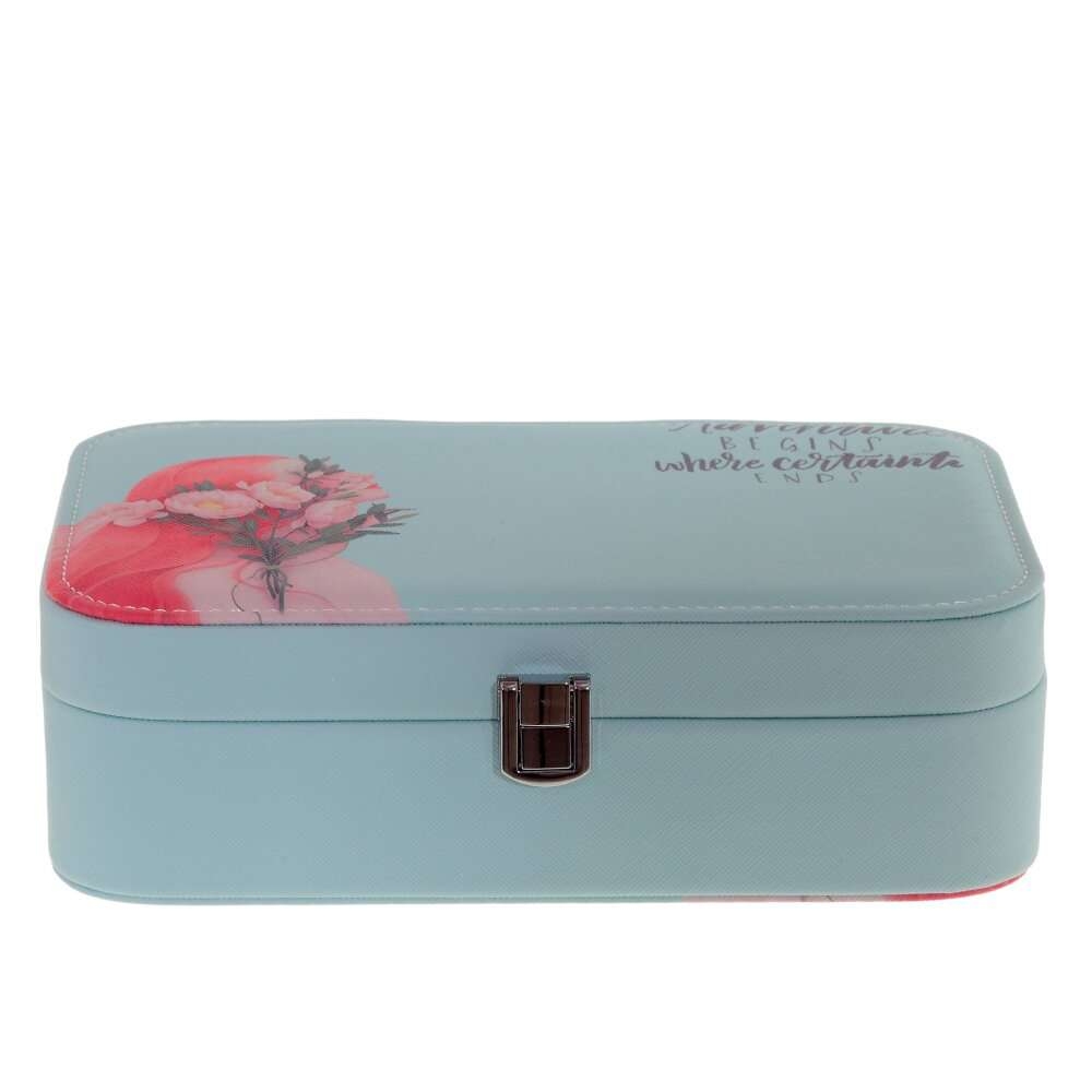 768567 Шкатулка для украшений, L22 W15 H7 см