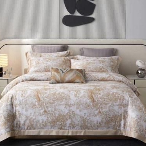 КПГ-361/беж Постельное белье DIOR Евро 200*230/ 250*250/ 50*70-2 бежевый 100% Люкс Сатин (плотность 100)