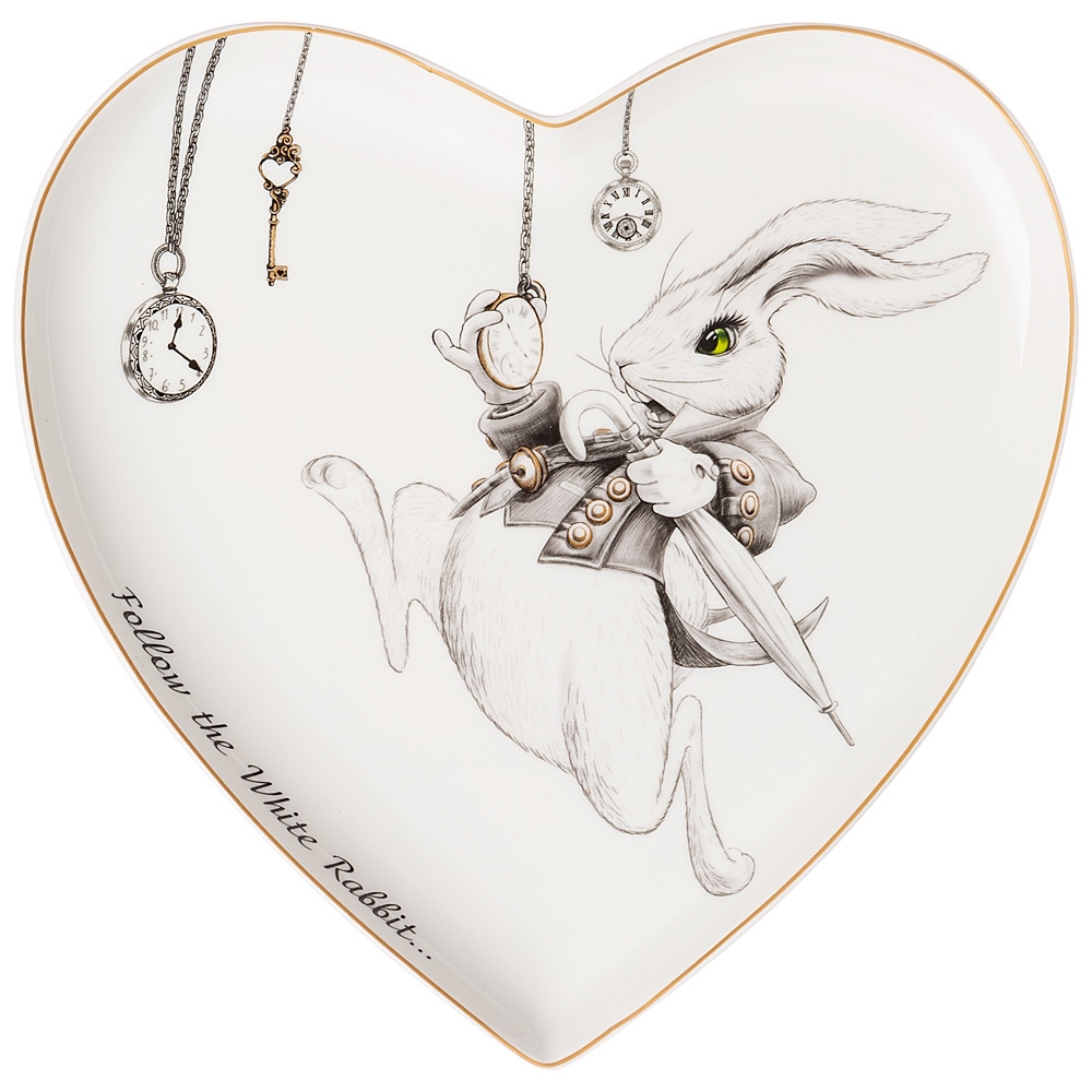 Рос 590-450 ТАРЕЛКА-СЕРДЦЕ LEFARD "WONDERLAND" 21,5*2 СМ