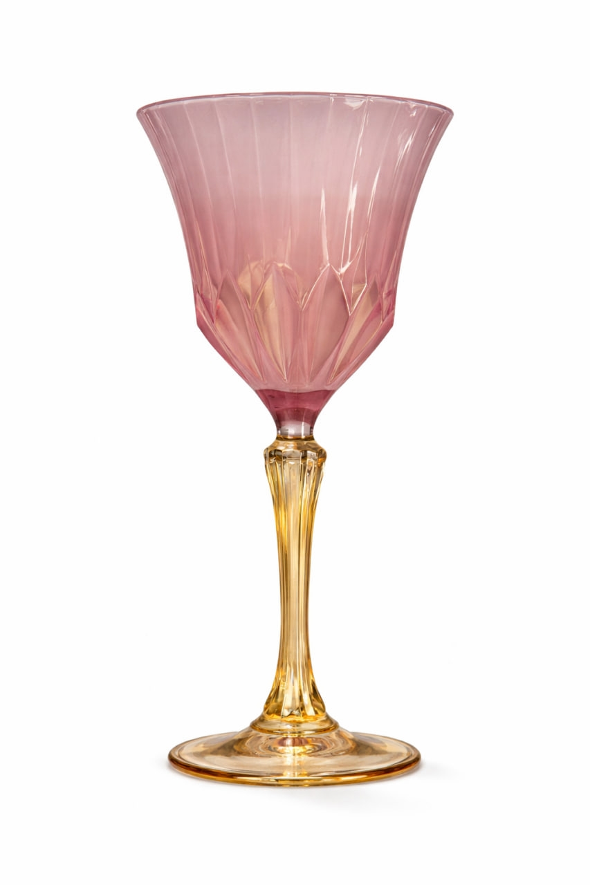 CR-44/роз Италия.Набор фужеров Хрусталь CALLE-01