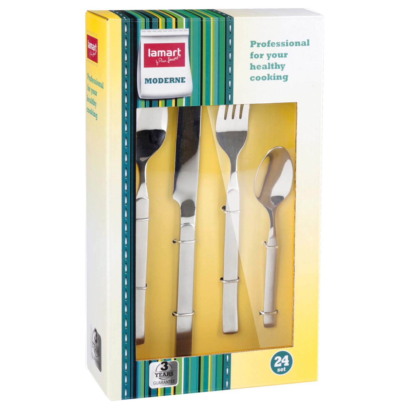 LT 5003 Комплект столовых принадлежностей нержавеющая сталь18/10 24пр Lamart