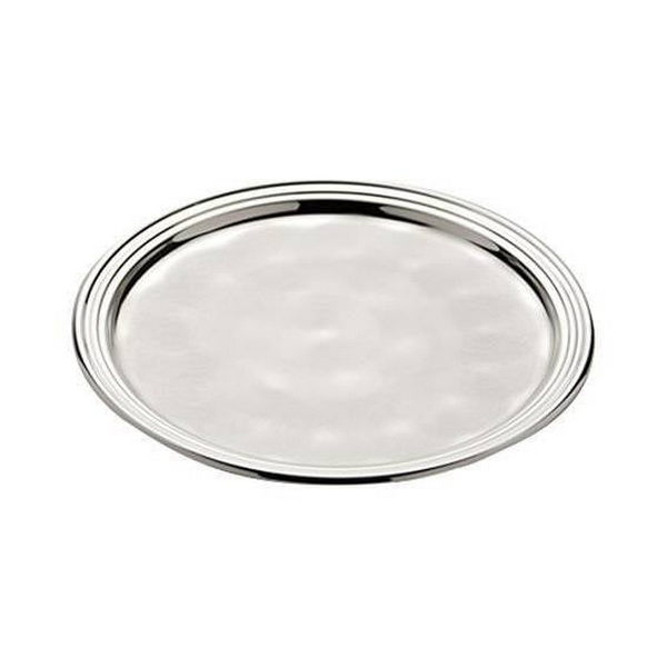 Иг-2099306 Поднос круглый 24см цвет серебро "PUJITAL" SERA Chinelli
