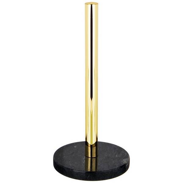 Рос 925-119 ДЕРЖАТЕЛЬ ДЛЯ ПОЛОТЕНЕЦ AGNESS "ЧЕРНОЕ ЗОЛОТО" Д=15 СМ ВЫС=32 СМ