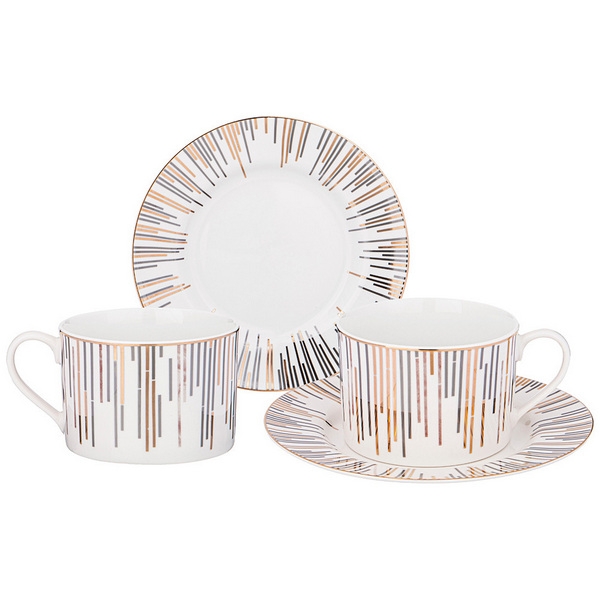 Рос 435-016 ЧАЙНЫЙ НАБОР LEFARD "TRIUMPH" НА 2 ПЕР. 4 ПР. 220 МЛ