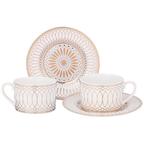 Рос 435-028 ЧАЙНЫЙ НАБОР LEFARD "TRIUMPH" НА 2 ПЕР. 4 ПР. 220 МЛ