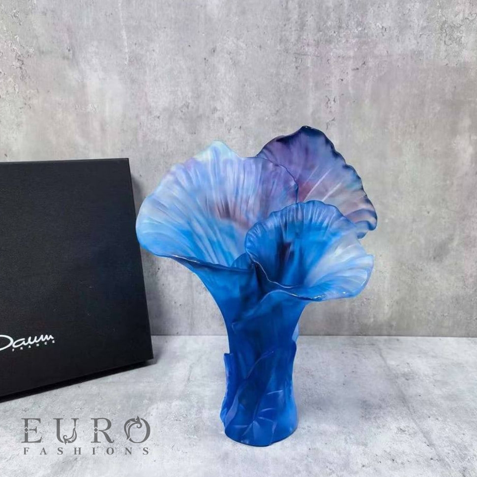 ГК-79 Люкс.Китай.Ваза 35 см Калы(Синия)