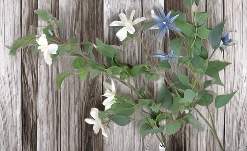 Ри-60/111 Искусственная ветка Клематис