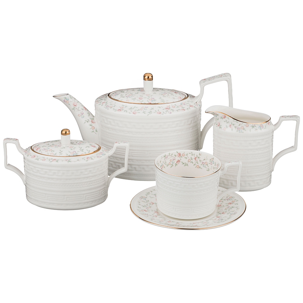 Рос 760-462 ЧАЙНЫЙ СЕРВИЗ LEFARD "ФАБЬЕН" НА 6 ПЕРСОН 15 ПР. 1100/400/300/280 МЛ