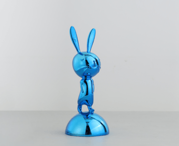 Ри-49/262 Статуэтка "Кролик" в голубом цвете 9*9*22.5 XSY210422-9