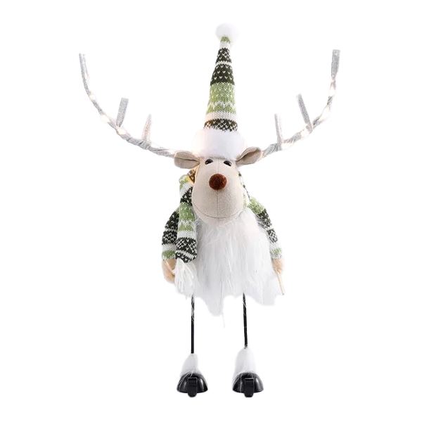 Ри-Нг-565 Декоративная мягкая игрушка"Лось" HS-21251-58