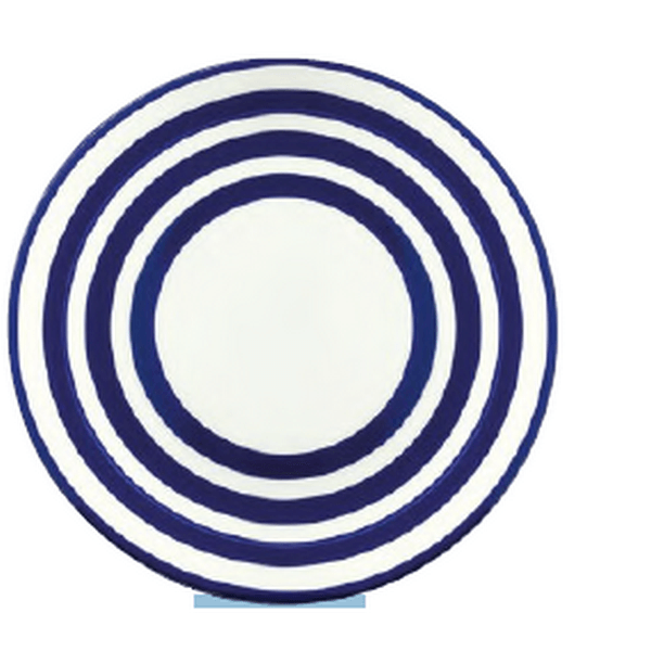 Ил-131016 Тарелка из керамики  20,5 см BLU CERCHI 2602 MIB2