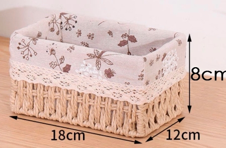 Ри-49/404/3 Корзина плетённая мал 18*12*8  B2154-28 S/3 1 шт