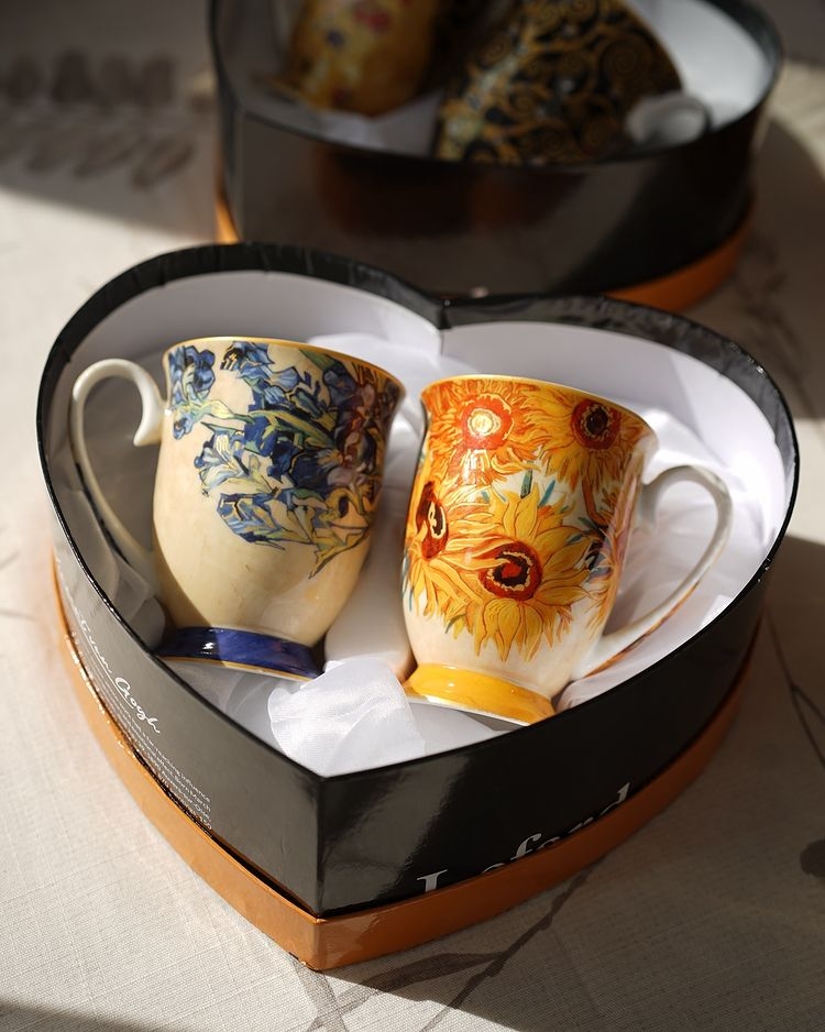 Рос 104-1022 НАБОР КРУЖЕК LEFARD "ART COLLECTION" (В. ВАН ГОГ) 2 ШТ. 280 МЛ