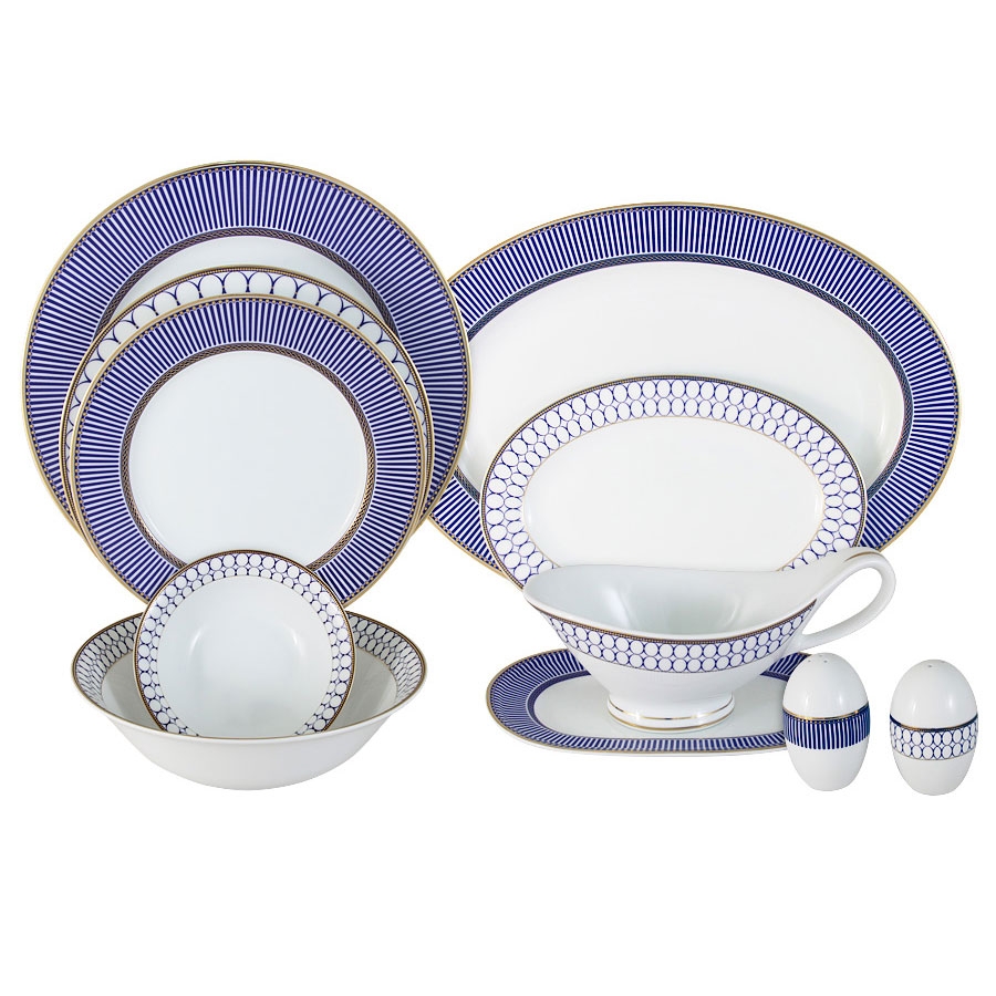 Р-2020/61 Обеденный сервиз "Адмиралтейский"  27 предметов на 6 персон  MI2-9831-Y3/27A-AL, AL-9831-Y3/27A-MI
