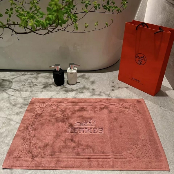 КПГ-286/п Коврик для ванной  HERMES 100% Египетский хлопок 45*75см цвет пудра шт