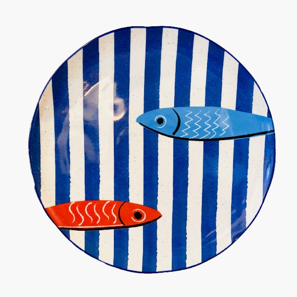 Ил-136899 Фарфоровая тарелка 26 см объем SARDINE'S  2200 SARB