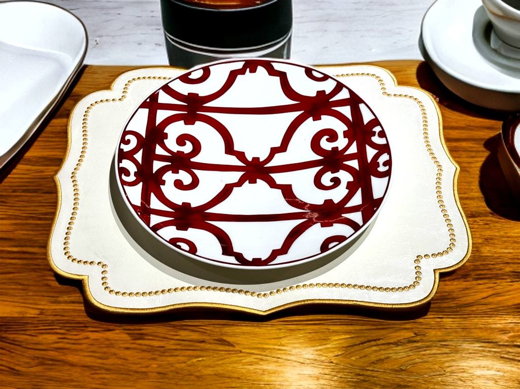 JS-46 Тарелка 11.25" Jessica Красный