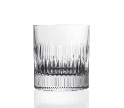 RCR-96 Набор граненных резных стеклянных стаканов TRATTO из 2 штук 27537020006