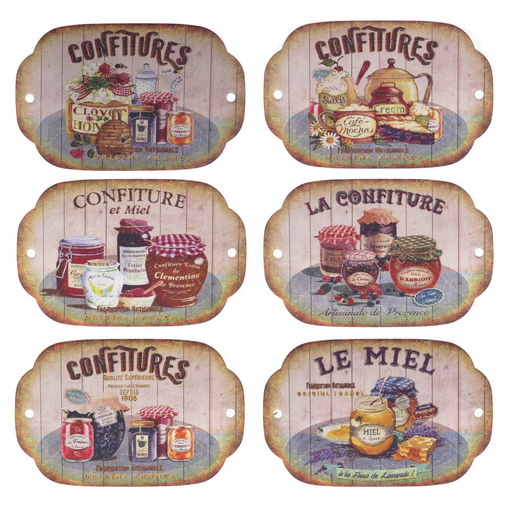 714272 Подставка под горячее, L22 W14 H1,5 см, 6в