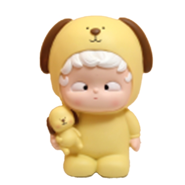 Ри-49/628 Статуэтка копилка желтый Щенок BN-78B