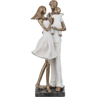 Рос 162-272 СТАТУЭТКА "СЕМЬЯ" СЕРИЯ "ФЬЮЖН" 12*10*32 СМ