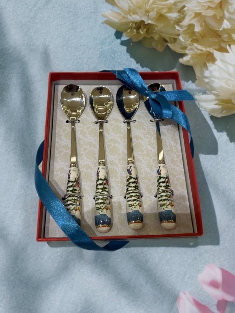 Ри-Нг-906 4 Ложки "Ночной Город" LC025S4/217