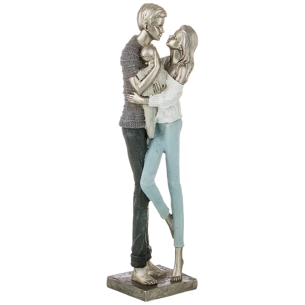 Рос 154-556 СТАТУЭТКА "СЕМЬЯ" 8,5*8,5*33,5 СМ. СЕРИЯ "ФЬЮЖН"