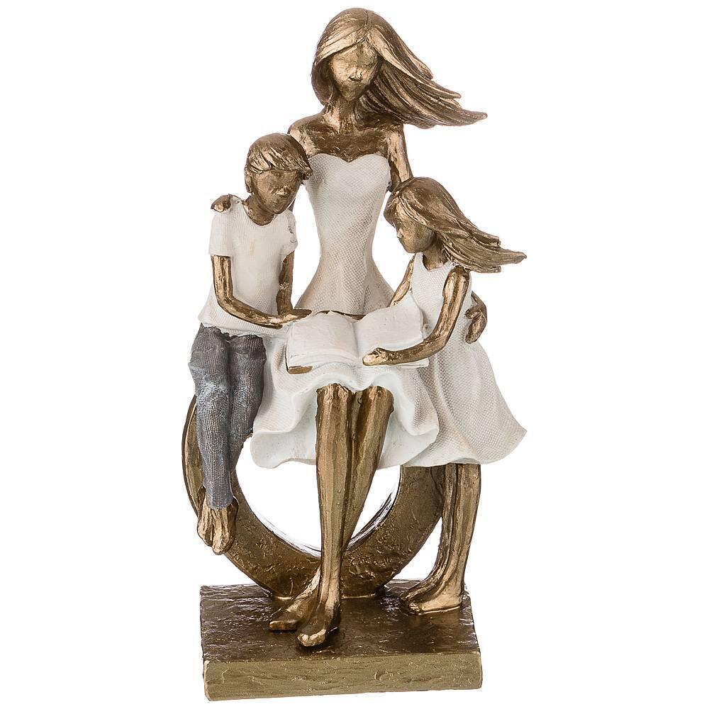 Рос 162-741 СТАТУЭТКА "СЕМЬЯ" 11,5*8,5*21 СМ. СЕРИЯ "ФЬЮЖН"