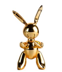 Ри-49/287 Статуэтка "Кролик робот" в золотом цвете 27.5*12 XSY09101-7