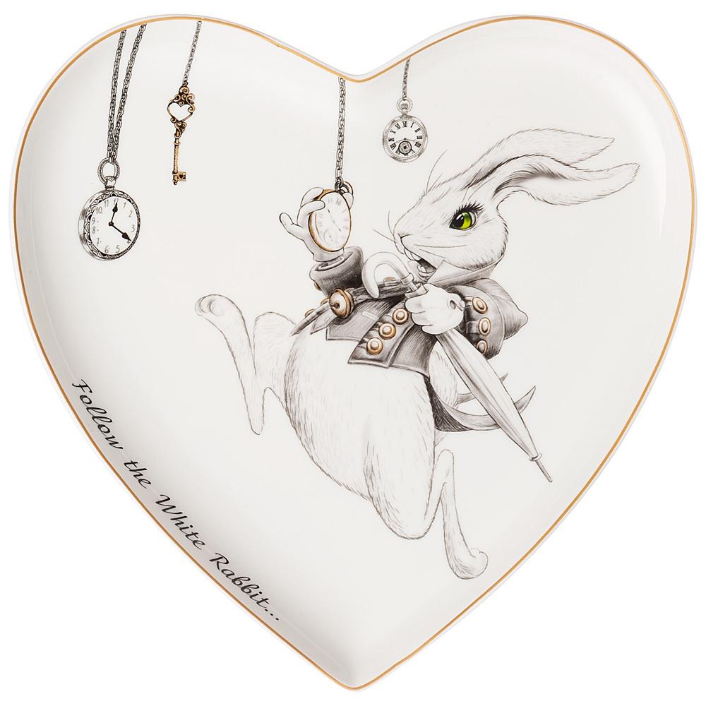 Рос 590-450 ТАРЕЛКА-СЕРДЦЕ LEFARD "WONDERLAND" 21,5*2 СМ