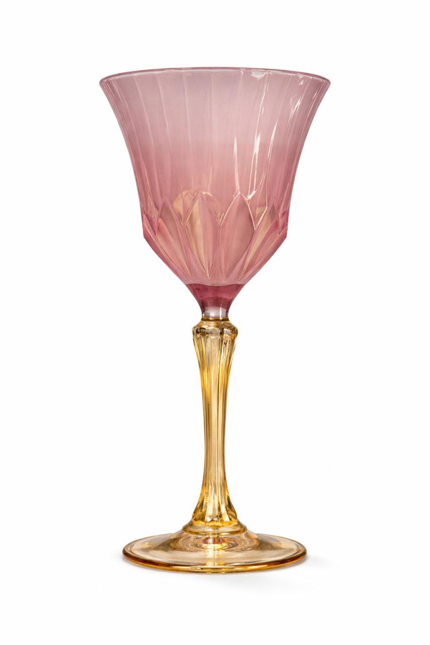 CR-44/роз Италия.Набор фужеров Хрусталь CALLE-01