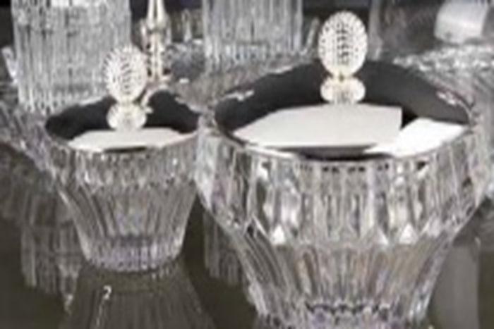 Рг-11828 Италия.Ваза конфетница с крышкой Хрусталь SC11828