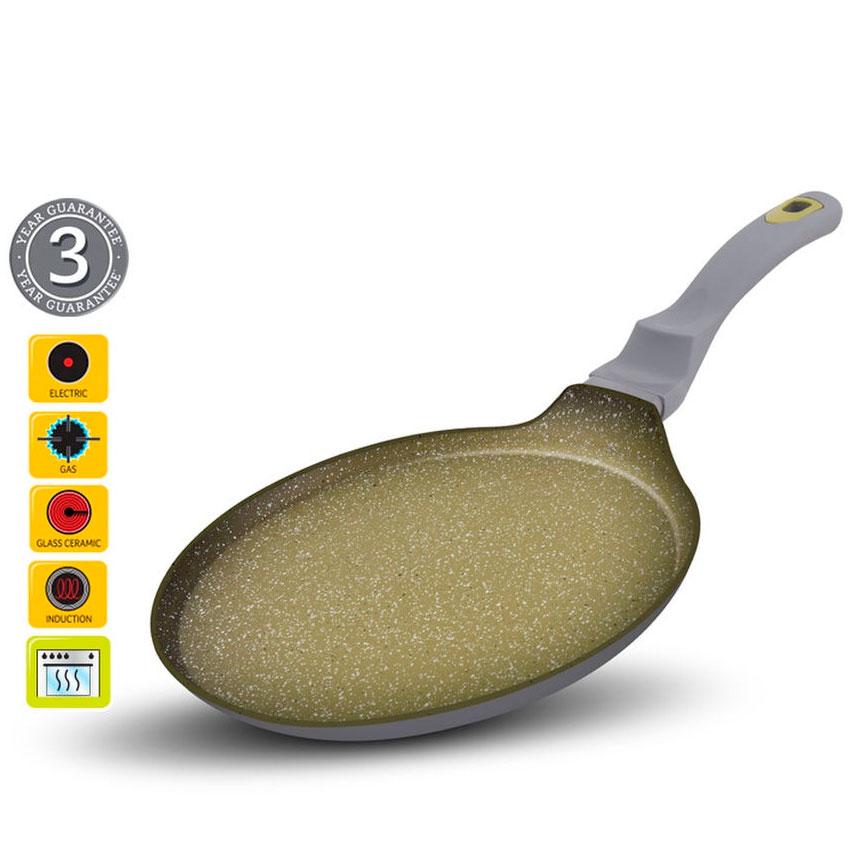 LT 1198 Сковорода для блинов из алюминия с антипригарным покрытием Olive Ø28 см Lamart