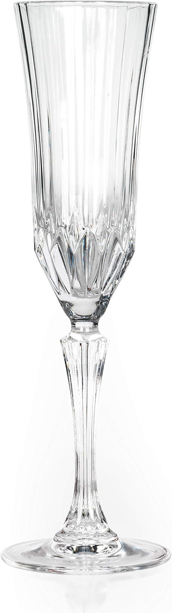 RCR-6 Набор стеклянных бокалов ADAGIO FLUTE из 6 штук 25948020106 / 180 ml / в: 24 см