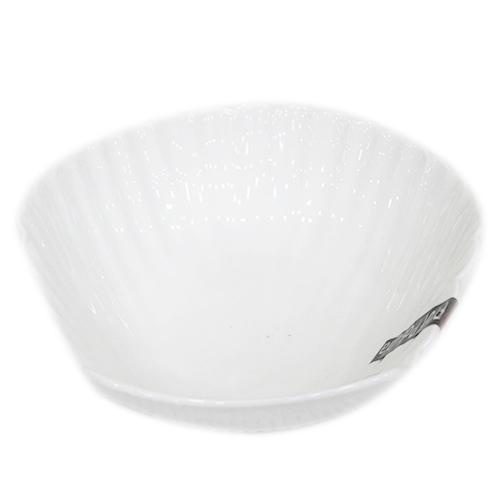 PD2220 Салатница-ракушка из фарфора "6" / 14.5 х 14.5 см /  в:4 см
