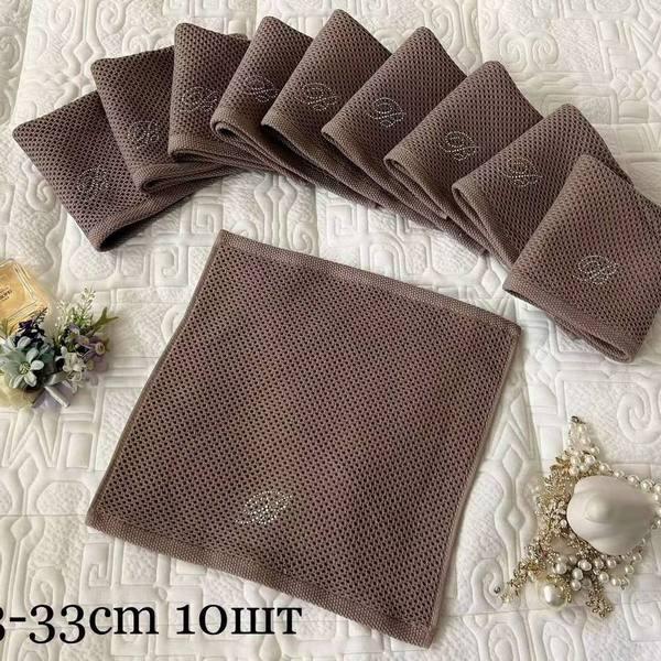 КПГ-417/кор Набор салфеток вафельных Blumarine 33*33 см 10 шт коричневый 100% Хлопок