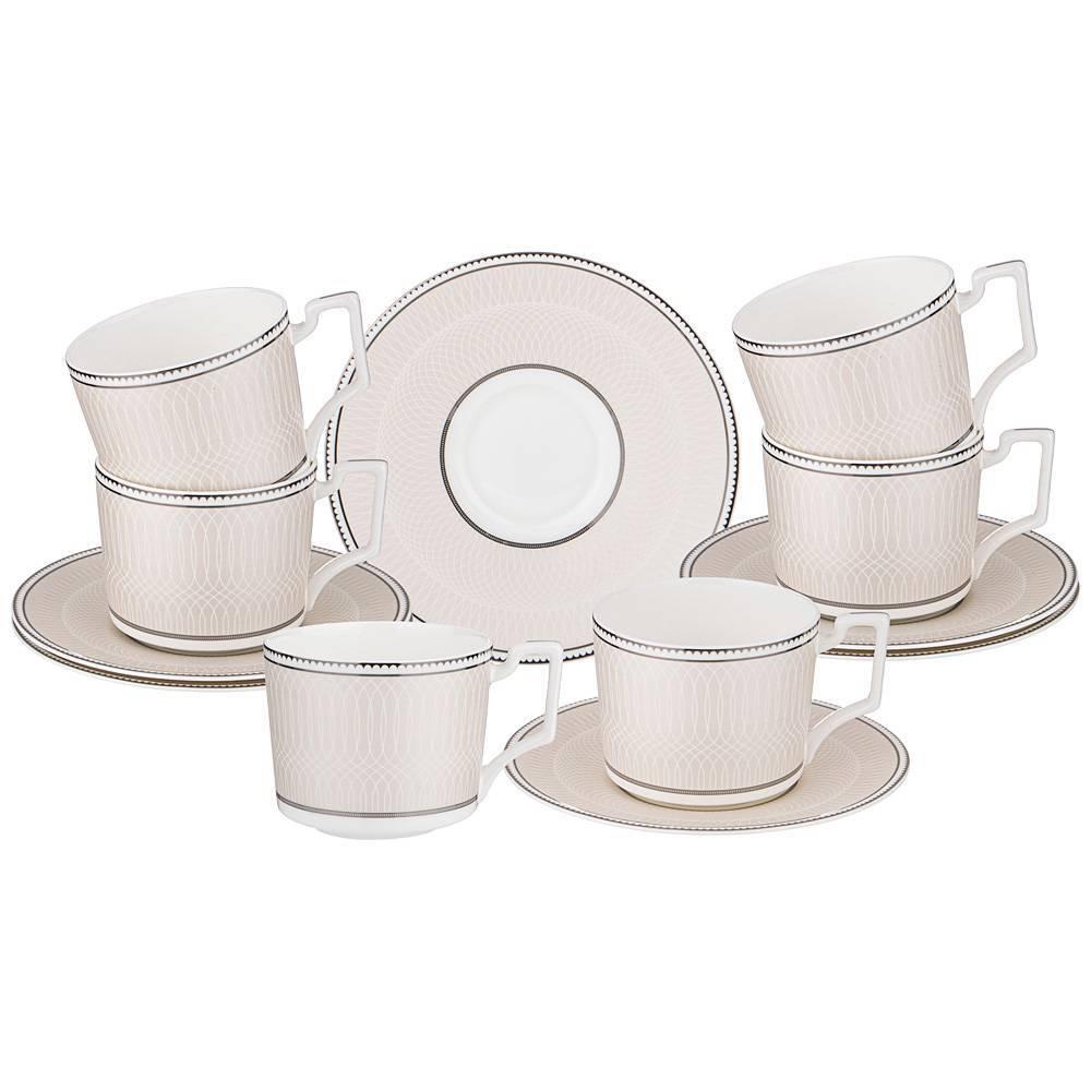 Рос 440-250 ЧАЙНЫЙ НАБОР LEFARD "INFINITY" НА 6 ПЕРСОН 12 ПР.  250 МЛ