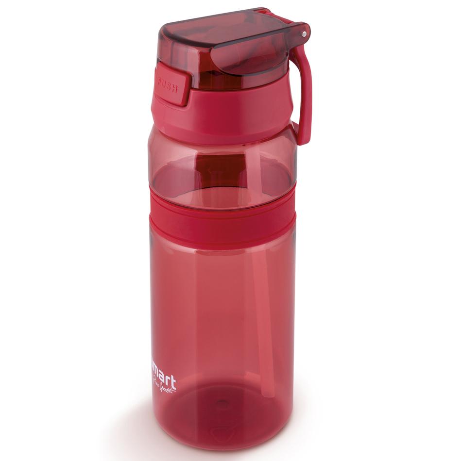 LT 4060 Бутылка Sports с соломинкой, объём 700 мл. цвет красный Lamart