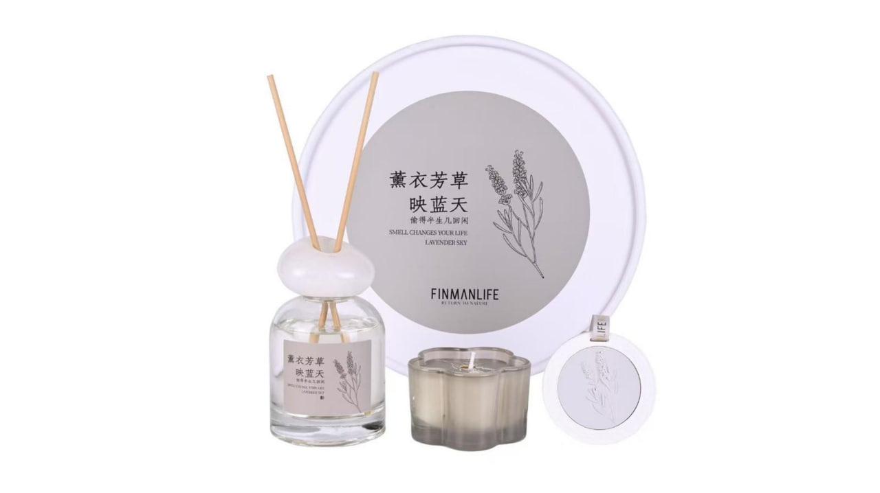 Ри-60/64 Подарочный арома набор серый (FMTH-6005D)