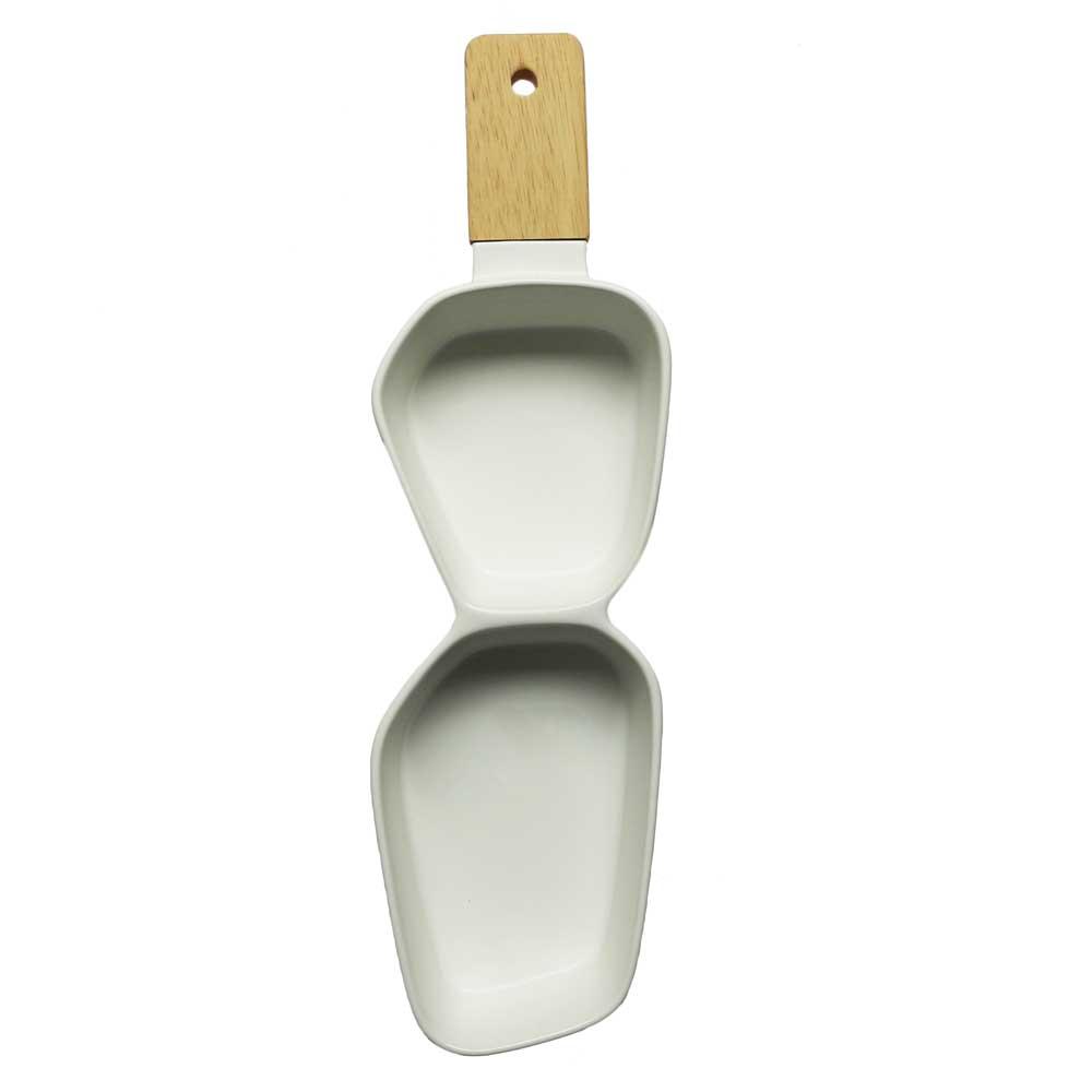 Цк-325-Б Салатница с ручкойGM0046 14.5" Белый