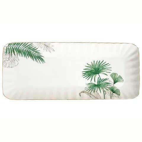 Р-2021/105 Блюдо прямоугольное 36х16см "Экзотика" в подарочной упаковке EL-R1289/EXOT