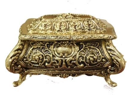 Гв-1350 Шкатулка для драгоценностей размер 11*21 см бронза в подарочном футляре Virtus