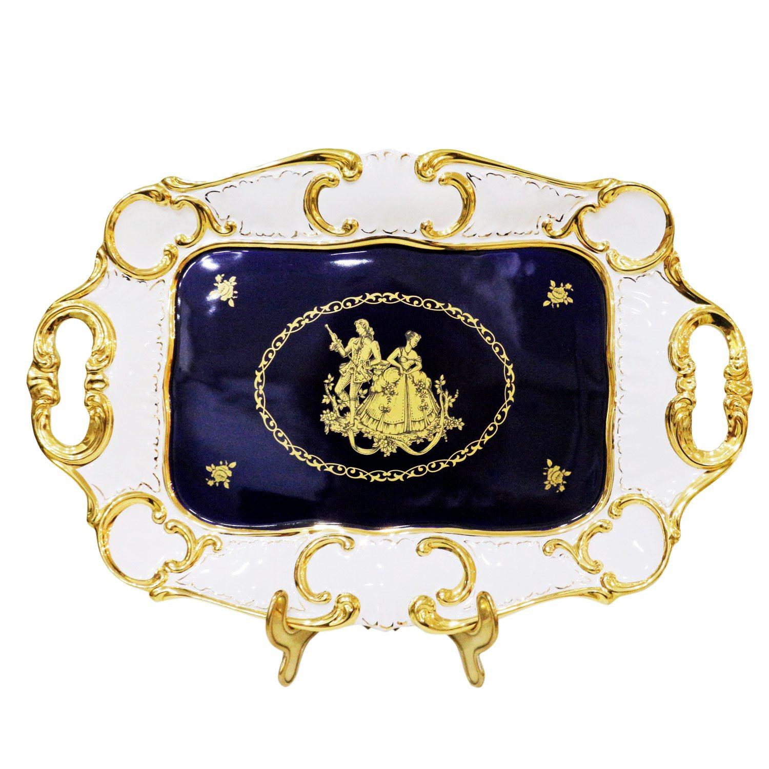 РД-13-202 Фарфоровая тарелка BRUNO/413/limbo PORCELAIN TRAY шт (декоративные тарелки фарфоровые)