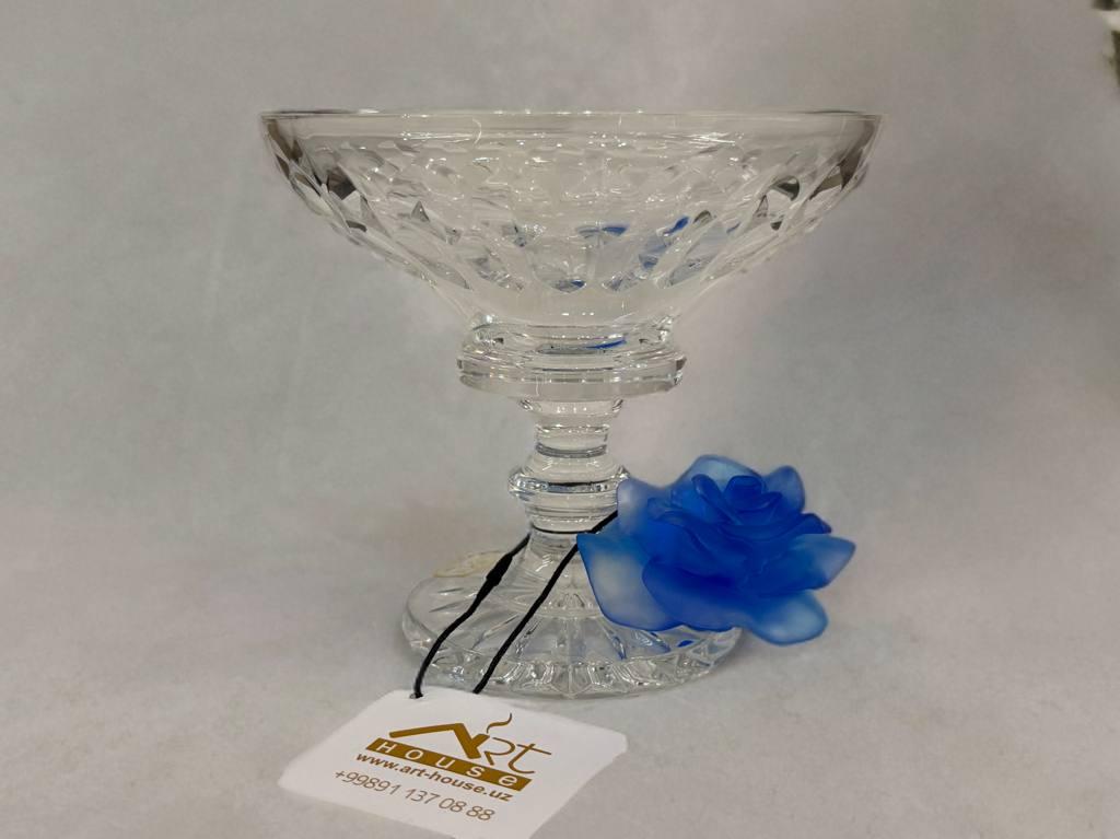 MF12620/183/04B Франция.Ваза на ножке Хрусталь