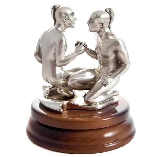 259713 Шкатулка - знак зодиака "Близнецы" с 22.V по 21.VI (шкатулки знаки зодака серебро)